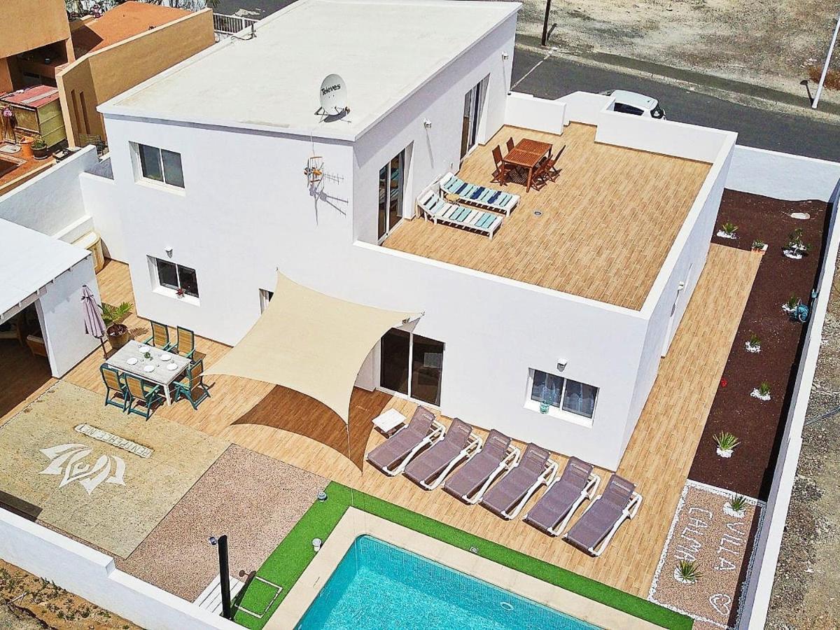 Villa Calma Climatized Pool Private Jacuzzi Spa In Tarajalejo Tuineje Exterior foto